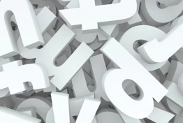 PVC Cutting Letters